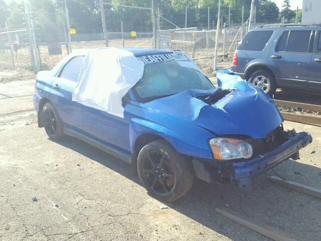 JF1GD29634G503823 - 2004 SUBARU IMPREZA WR BLUE photo 1