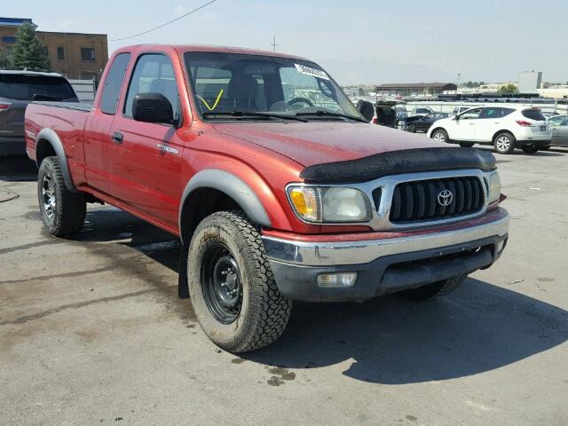 5TEWN72NX3Z206704 - 2003 TOYOTA TACOMA XTR RED photo 1