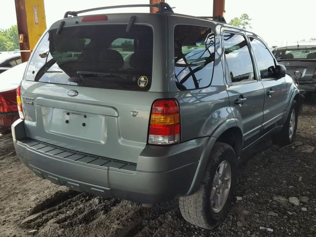 1FMYU94166KB87266 - 2006 FORD ESCAPE LIM GREEN photo 4