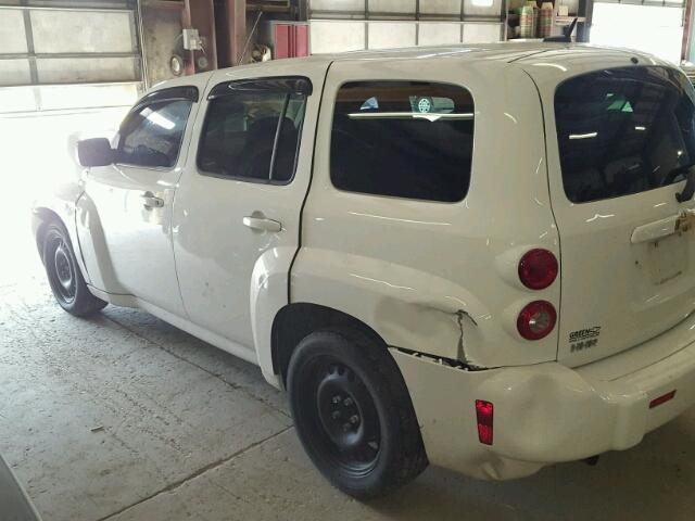 3GNBAADB7AS648914 - 2010 CHEVROLET HHR LS WHITE photo 9