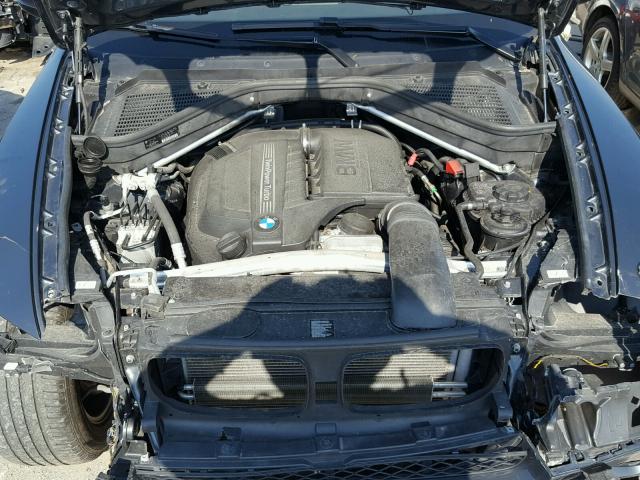 5UXZV4C52D0B06920 - 2013 BMW X5 XDRIVE3 GRAY photo 7
