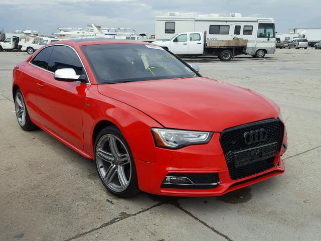 WAUVGAFR1DA045765 - 2013 AUDI S5 PRESTIG RED photo 1
