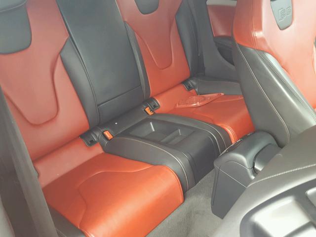 WAUVGAFR1DA045765 - 2013 AUDI S5 PRESTIG RED photo 6