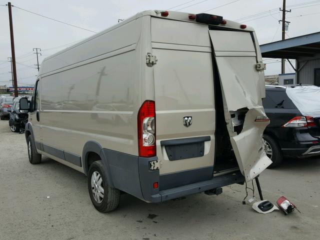 3C6URVJDXFE516119 - 2015 RAM PROMASTER 金色 照片 3