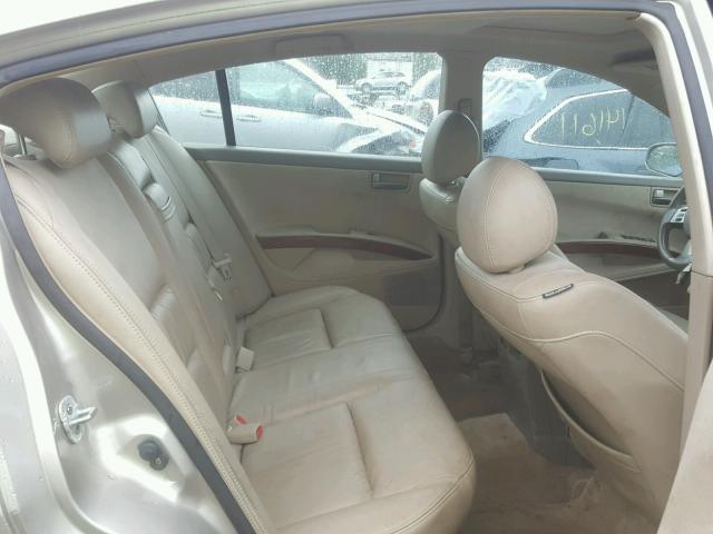 1N4BA41E74C916840 - 2004 NISSAN MAXIMA SE BEIGE photo 6