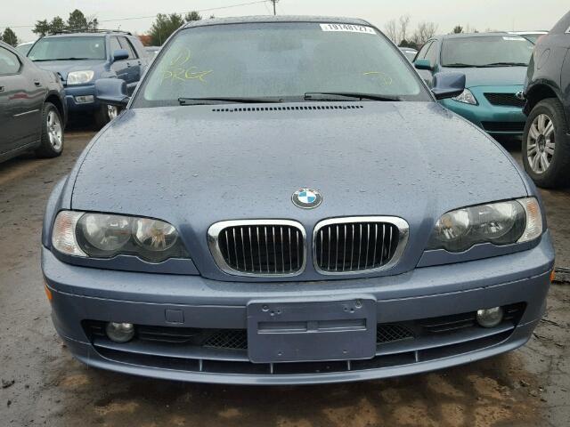 WBABM3342YJN61462 - 2000 BMW 323 CI TEAL photo 9