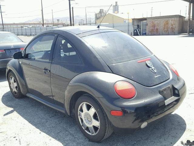 3VWDD21C82M405496 - 2002 VOLKSWAGEN NEW BEETLE შავი ფოტო 3