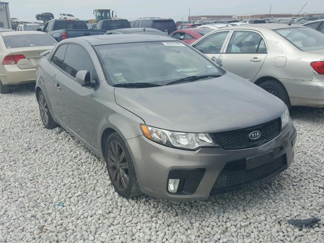 KNAFW6A32C5584457 - 2012 KIA FORTE SX GRAY photo 1