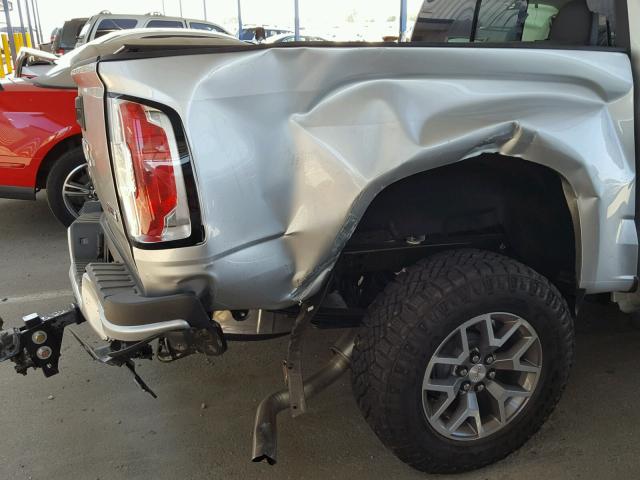 1GTG6CEN3J1234678 - 2018 GMC CANYON SLE SILVER photo 9