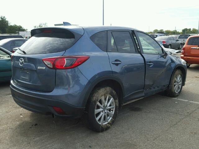 JM3KE4CY1F0520629 - 2015 MAZDA CX-5 TOURI BLUE photo 4