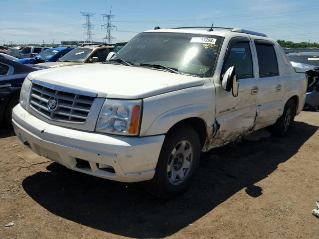 3GYEK62N85G203940 - 2005 CADILLAC ESCALADE E WHITE photo 2