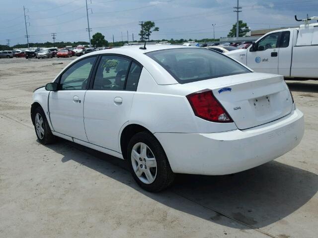 1G8AJ55FX7Z177831 - 2007 SATURN ION LEVEL WHITE photo 3