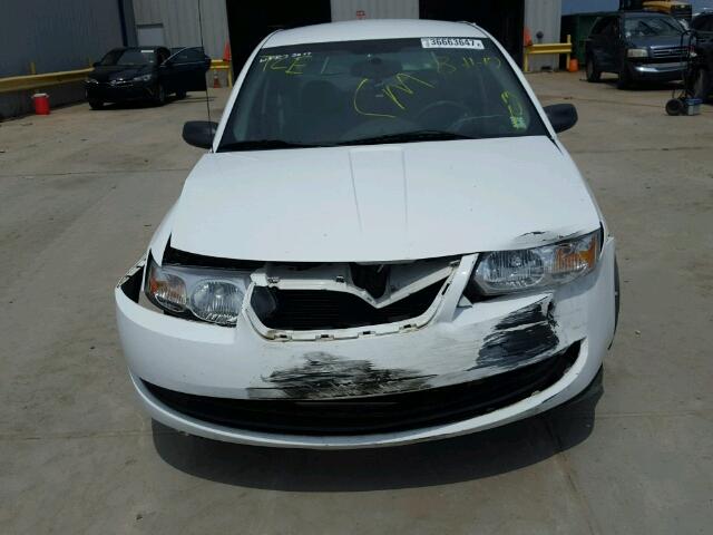 1G8AJ55FX7Z177831 - 2007 SATURN ION LEVEL WHITE photo 9