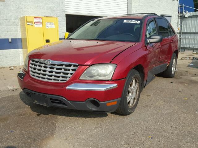 2C8GF68464R626833 - 2004 CHRYSLER PACIFICA MAROON photo 2