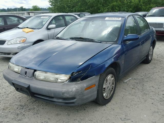 1G8ZH5281XZ355243 - 1999 SATURN SL1 BLUE photo 2