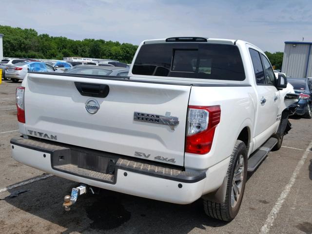 1N6AA1E53HN558111 - 2017 NISSAN TITAN SV WHITE photo 4