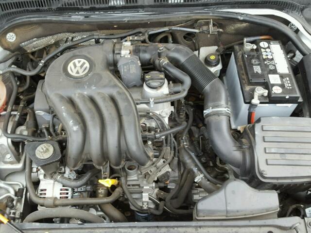 3VW1K7AJ7EM402033 - 2014 VOLKSWAGEN JETTA BASE 银色 照片 7