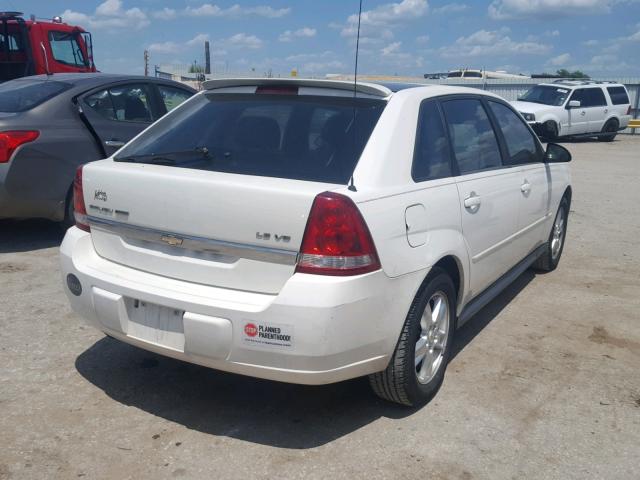 1G1ZT62855F281911 - 2005 CHEVROLET MALIBU MAX WHITE photo 4