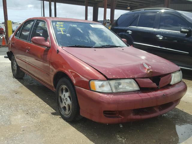 1N4AB41D2XC701628 - 1999 NISSAN SENTRA BAS BURGUNDY photo 1