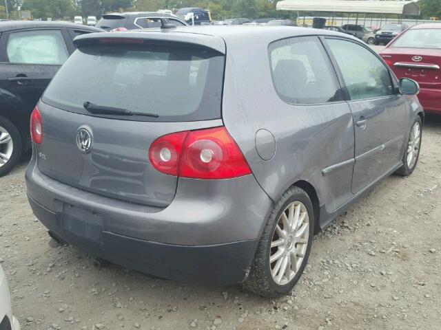 3VWEV71K57W062372 - 2007 VOLKSWAGEN NEW GTI GRAY photo 4