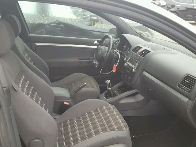 3VWEV71K57W062372 - 2007 VOLKSWAGEN NEW GTI GRAY photo 5