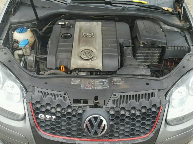 3VWEV71K57W062372 - 2007 VOLKSWAGEN NEW GTI GRAY photo 7