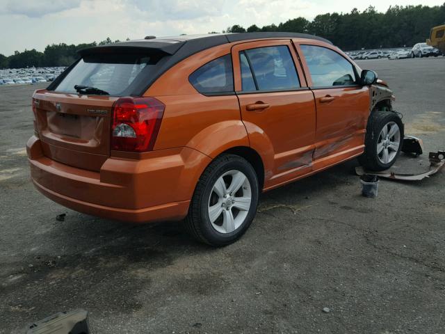 1B3CB3HA3BD186460 - 2011 DODGE CALIBER MA ORANGE photo 4