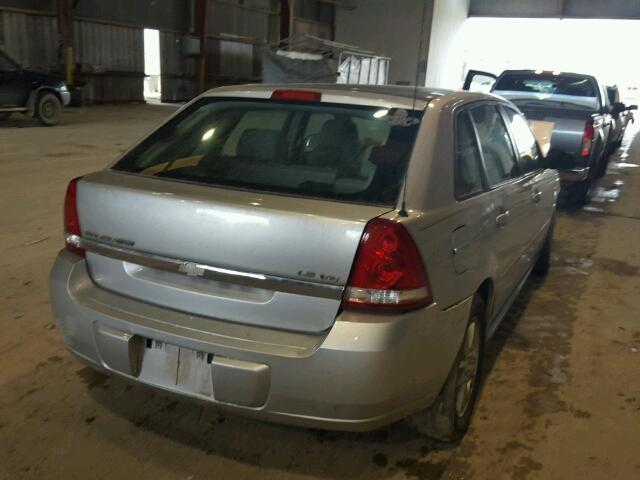 1G1ZT62875F106351 - 2005 CHEVROLET MALIBU MAX 灰色 照片 4