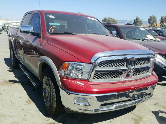 1D7RB1CT7AS213200 - 2010 DODGE RAM 1500 RED photo 1