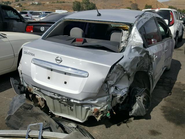 3N1AB6AP6AL720505 - 2010 NISSAN SENTRA 2.0 SILVER photo 4