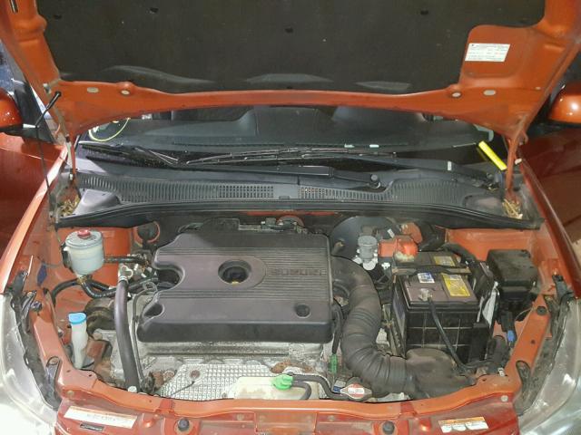 JS2YA413085103102 - 2008 SUZUKI SX4 BASE ORANGE photo 7