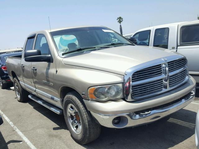 3D7KA28CX4G130360 - 2004 DODGE RAM 2500 S BEIGE photo 1