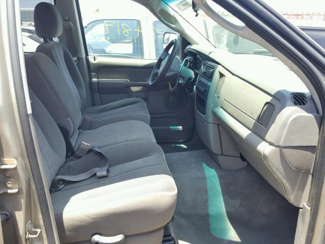 3D7KA28CX4G130360 - 2004 DODGE RAM 2500 S BEIGE photo 5