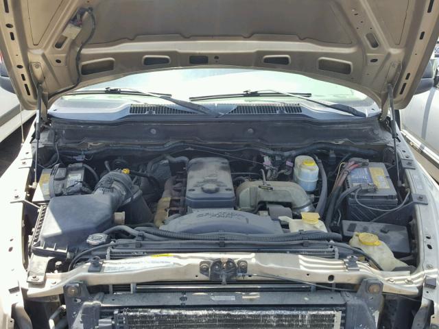 3D7KA28CX4G130360 - 2004 DODGE RAM 2500 S BEIGE photo 7