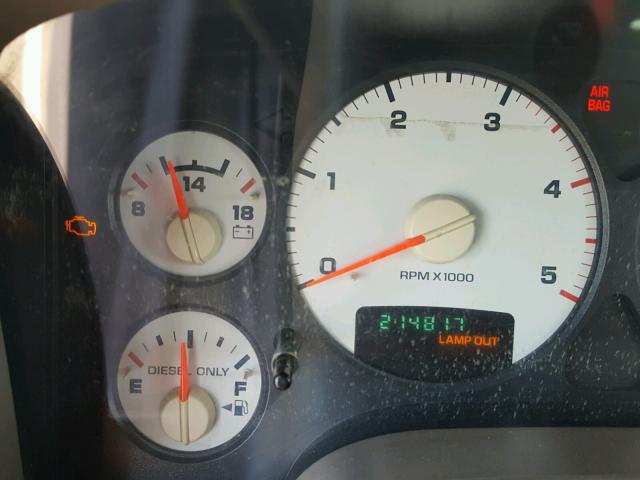 3D7KA28CX4G130360 - 2004 DODGE RAM 2500 S BEIGE photo 8