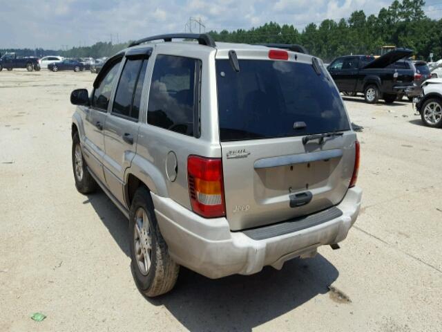 1J4GX48S14C212489 - 2004 JEEP GRAND CHER SILVER photo 3