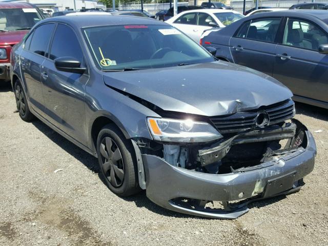 3VW2K7AJ5EM243274 - 2014 VOLKSWAGEN JETTA BASE 灰色 照片 1