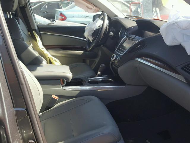 5FRYD4H89EB031778 - 2014 ACURA MDX ADVANC GRAY photo 5