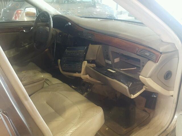 1G6KD54Y12U145072 - 2002 CADILLAC DEVILLE TAN photo 5