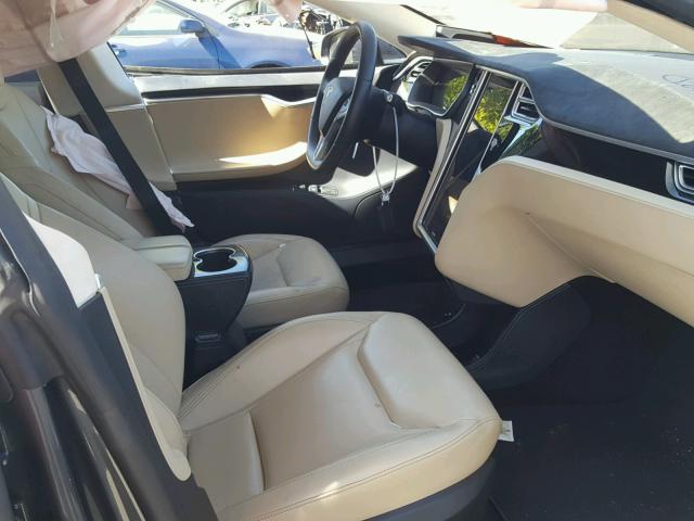 5YJSA1E27GF127054 - 2016 TESLA MODEL S CHARCOAL photo 5