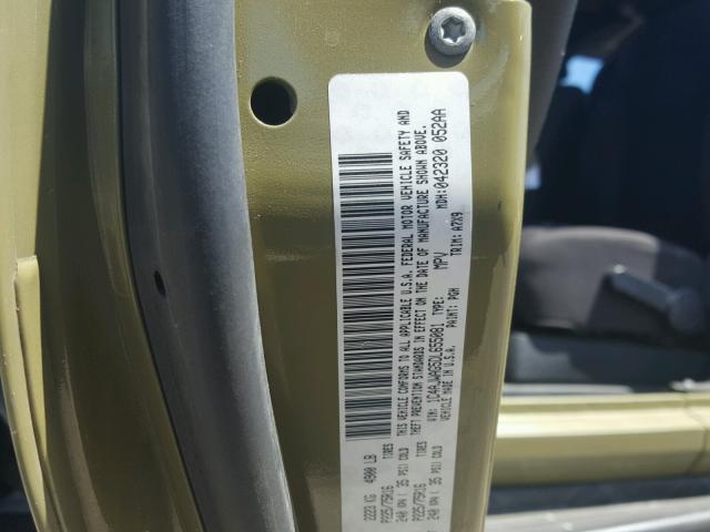 1C4AJWAG5DL655081 - 2013 JEEP WRANGLER S GREEN photo 10