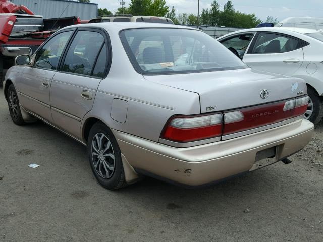 1NXBB02E4VZ665054 - 1997 TOYOTA COROLLA DX BEIGE photo 3