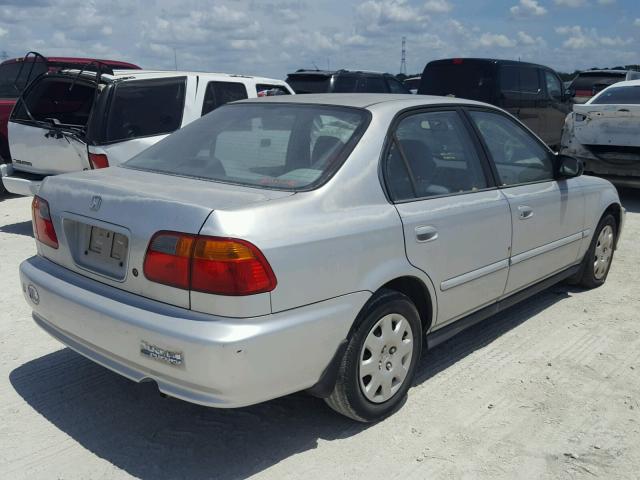 2HGEJ6619XH529203 - 1999 HONDA CIVIC BASE SILVER photo 4