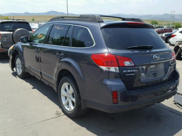 4S4BRCCC0D3253633 - 2013 SUBARU OUTBACK 2. GRAY photo 3