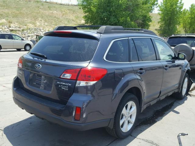 4S4BRCCC0D3253633 - 2013 SUBARU OUTBACK 2. GRAY photo 4