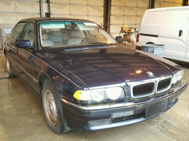 WBAGH83491DP32347 - 2001 BMW 740 IL BLUE photo 1