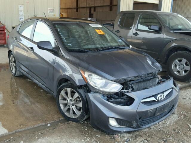 KMHCU4AEXCU098997 - 2012 HYUNDAI ACCENT GRAY photo 1