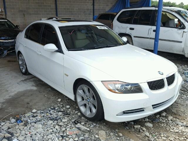 WBAVB77568NH79672 - 2008 BMW 335 I WHITE photo 1