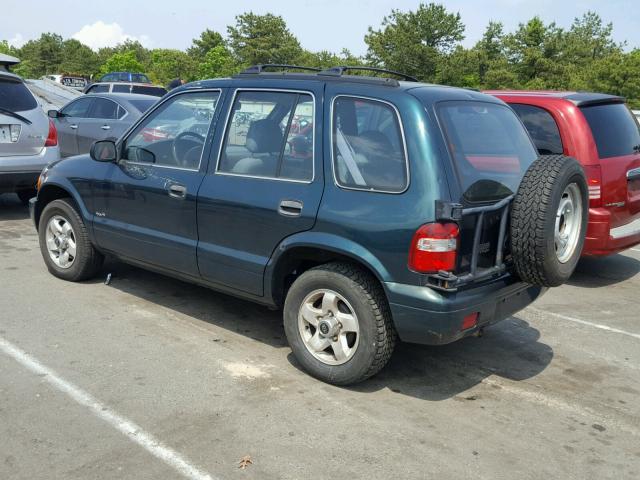 KNDJA723215069634 - 2001 KIA SPORTAGE GREEN photo 3