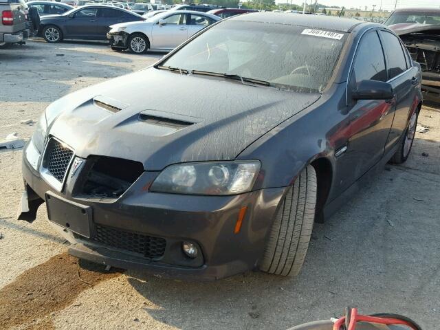 6G2ER57748L988705 - 2008 PONTIAC G8 GRAY photo 2